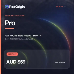 Pro Podcast Hosting — Monthly
