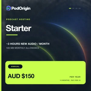 Starter Podcast Hosting — Annual